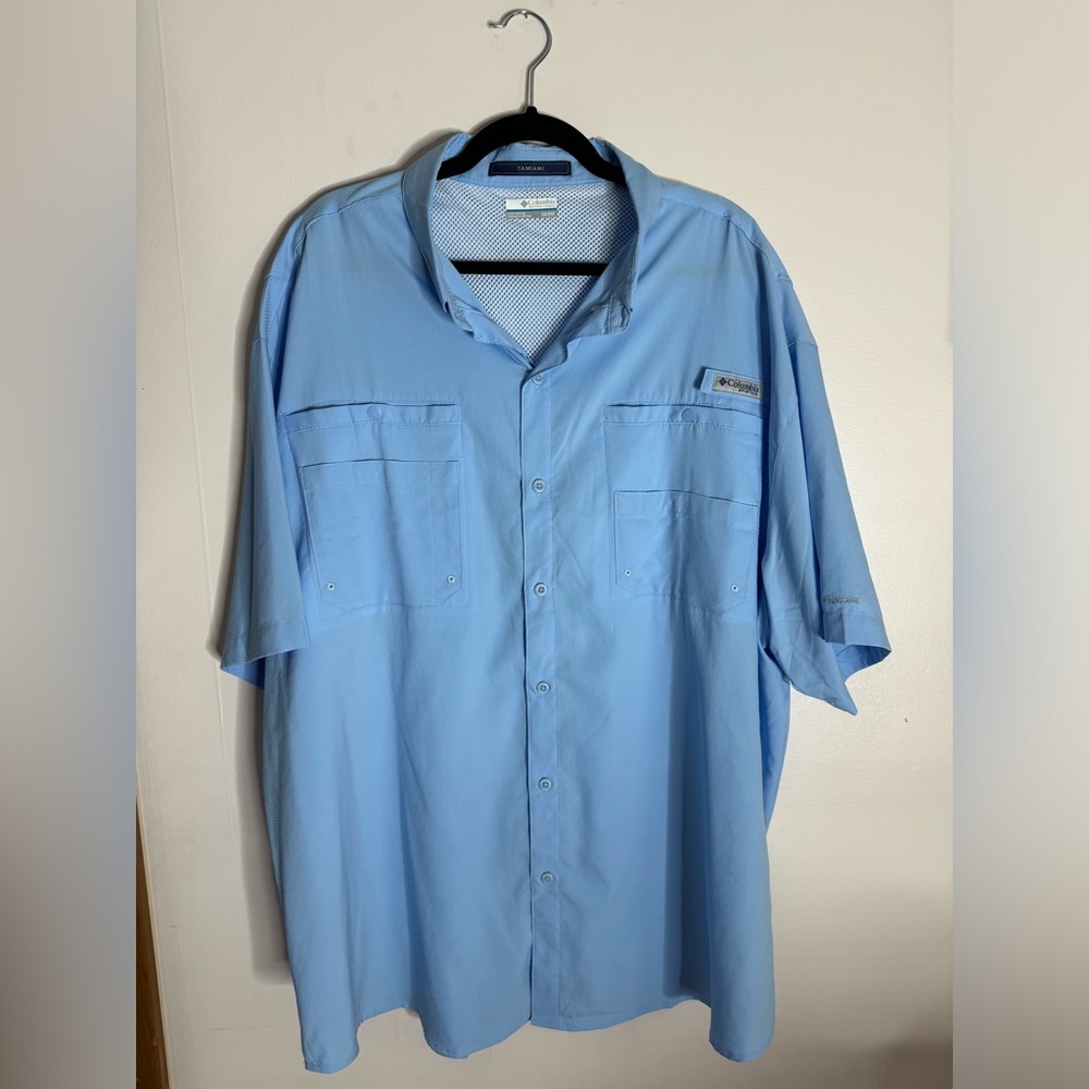 Columbia Men’s PFG Tamiami Short Sleeve Button Up 3XL